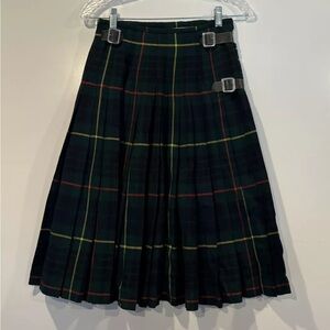 Vintage The Scotch House Kilt Tartan Plaid Highland Wool Size UK 10 US 8 (449)